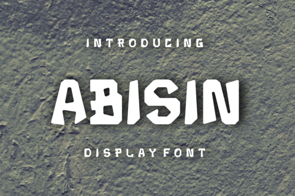 Abisin: A Unique Display Font for Modern Editorial Design