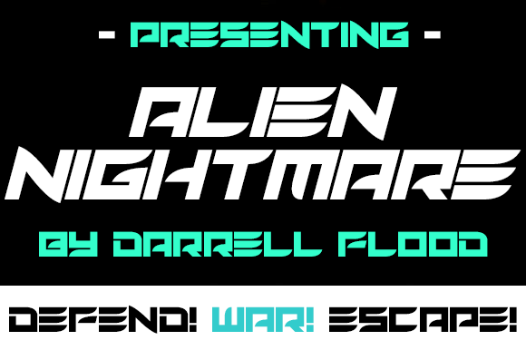 Alien Nightmare: The Perfect Sci-Fi Typeface for Handmade Products