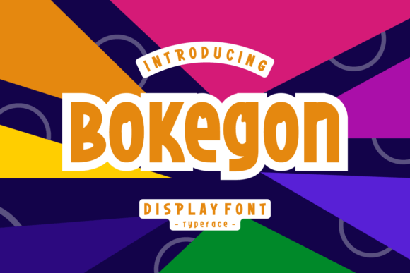 Bokegon: The Bold Display Font for Impactful Editorial Design