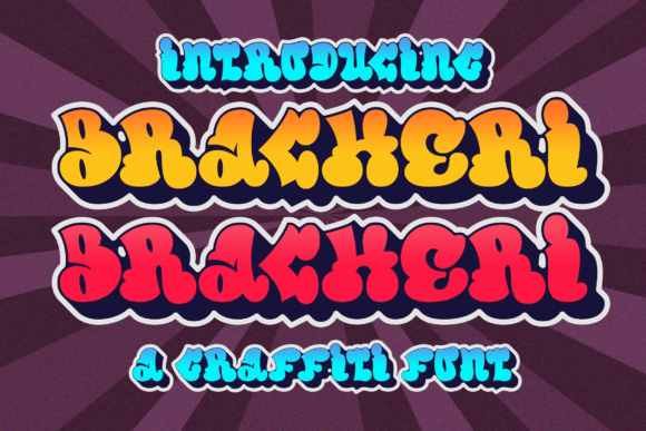 Bracheri: The Graffiti-Style Display Font for Bold Web Design