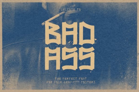 Bring Bold Energy to Your Shop with the Badass Display Typeface