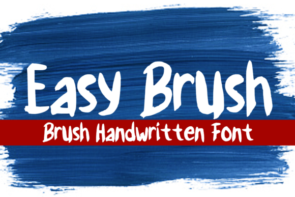 Easy Brush: The Perfect Display Font for Handmade Crafts