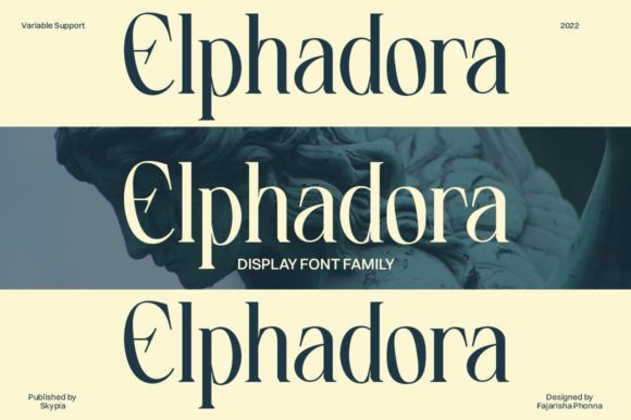 Elphadora: The Premium Display Font for Handmade Brands