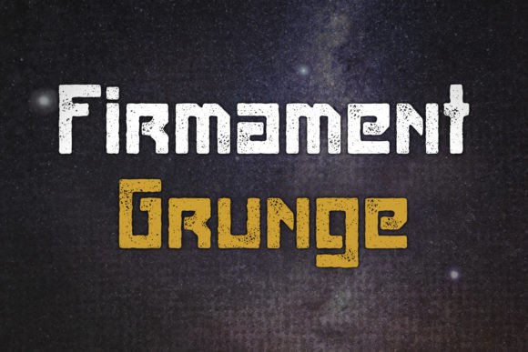 Firmament Grunge: The Retro-Futuristic Typeface for Bold Campaigns