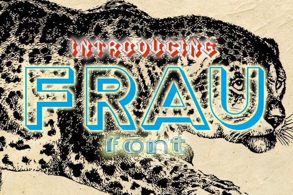 Frau: A Stylish Decorative Typeface for Modern Branding