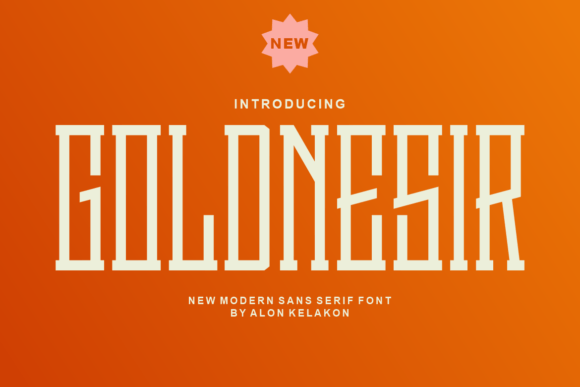 Goldnesir: The Modern Display Typeface That Elevates Digital Branding