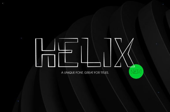 Helix: The Display Typeface That Powers Real Campaigns