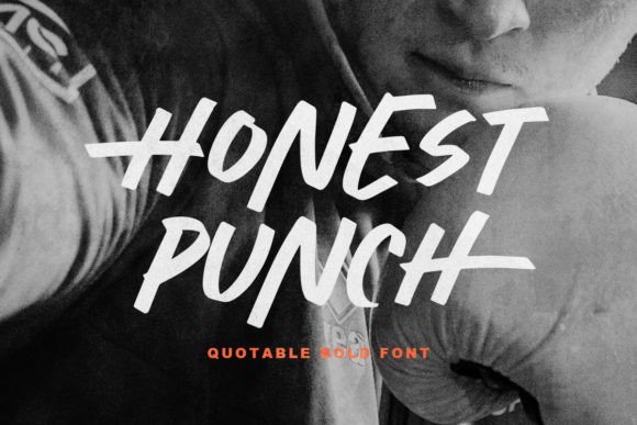 Honest Punch: A Bold Display Typeface for Modern Editorial Design