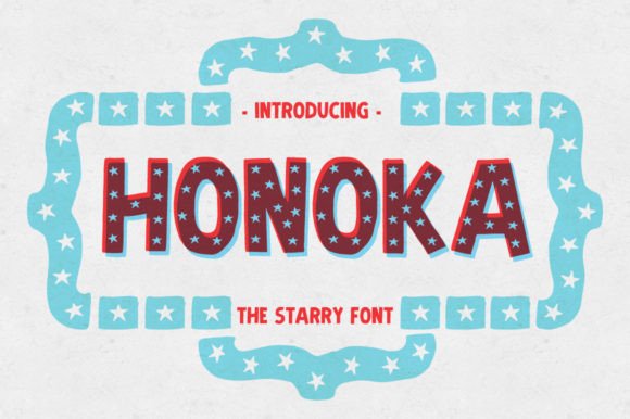 Honoka: A Playful Display Typeface for Modern Editorial Design
