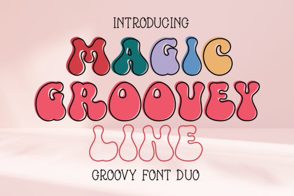 Magic Groovey: A Retro Display Typeface for Bold Branding