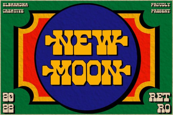 Newmoon: The Retro Display Font That Stops Scrolling