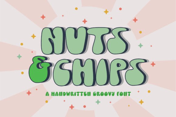 Nuts and Chips: A Retro Display Font for Bold Web Design