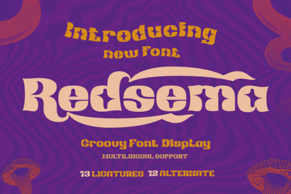 Redsema: A Vibrant Display Typeface for Modern Web Design