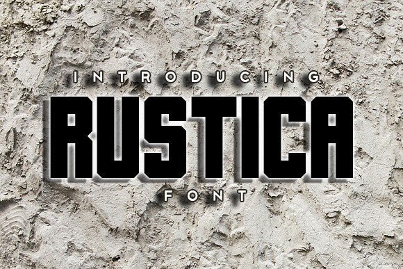 Rustica: The Blocky Display Font for Scroll-Stopping Campaigns