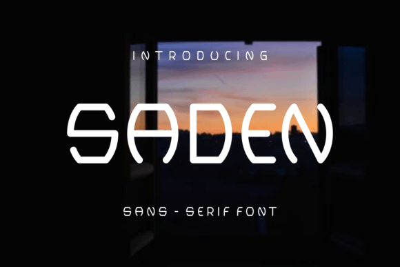 Saden: A Fun Display Font That Elevates Any Brand Identity