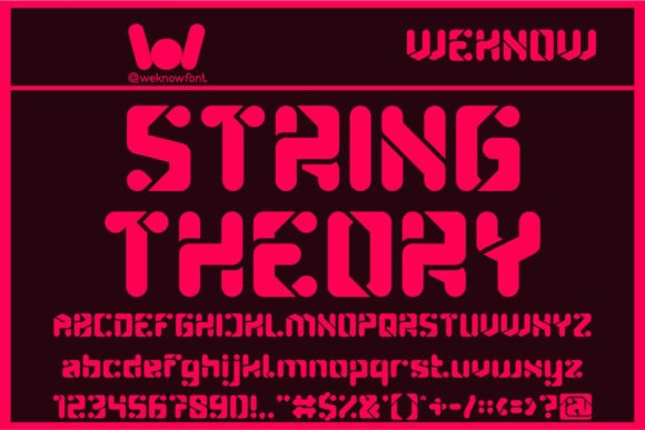 String Theory: A Modern Display Typeface for Editorial Design