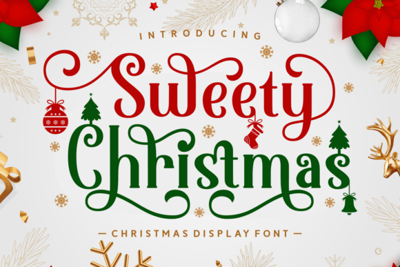 Sweety Christmas: The Perfect Display Font for Handmade Holiday Crafts