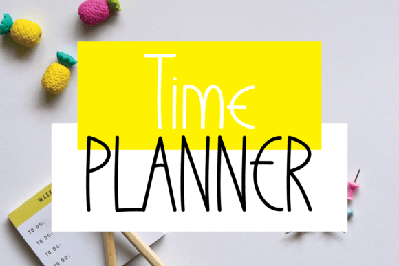 Time Planner: The Perfect Display Font for Modern Web Design
