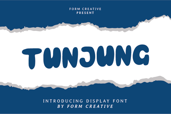 Tunjung: The Bold Display Typeface for Impactful Editorial Design