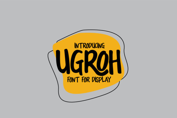 Ugroh: The Handmade Display Font for Crafters and Sellers