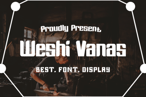Weshi Vanas: A Bold Display Typeface for Modern Web Design